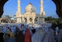 Ribuah Jamaah Tarekat Syattariyah Shalat Idulfitri Lebih Awal