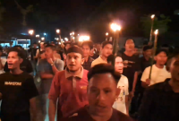 10 Tahun Tak Dilakukan, Pemuda Paya Dapur Kluet Timur Kembali Hidupkan Budaya Pawai Obor