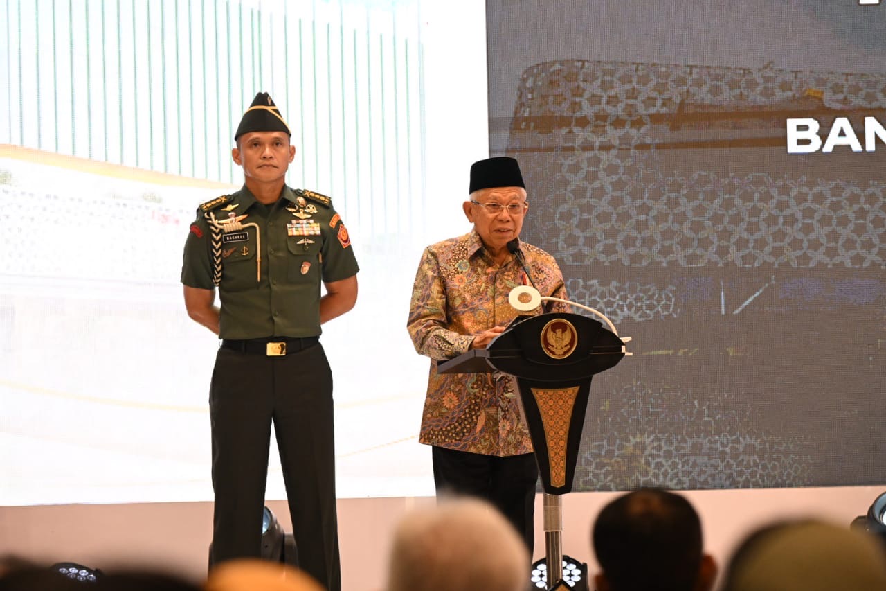 Resmikan Green Building BSI Aceh, Wapres Sampaikan Strategi Pengembangan Industri Keuangan Syariah