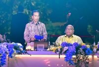 Presiden Jokowi Jamu Santap Malam Para Pemimpin dan Delegasi KTT WWF Ke-10 di GWK
