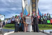 Gelar Aksi Bela Palestina: Rakyat Aceh Gugat Dunia Agar Buka Mata