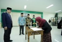 Lantik 10 Pejabat Baru, Rektor UIN Ar-Raniry Ingatkan Peran Penting Pelayanan Prodi