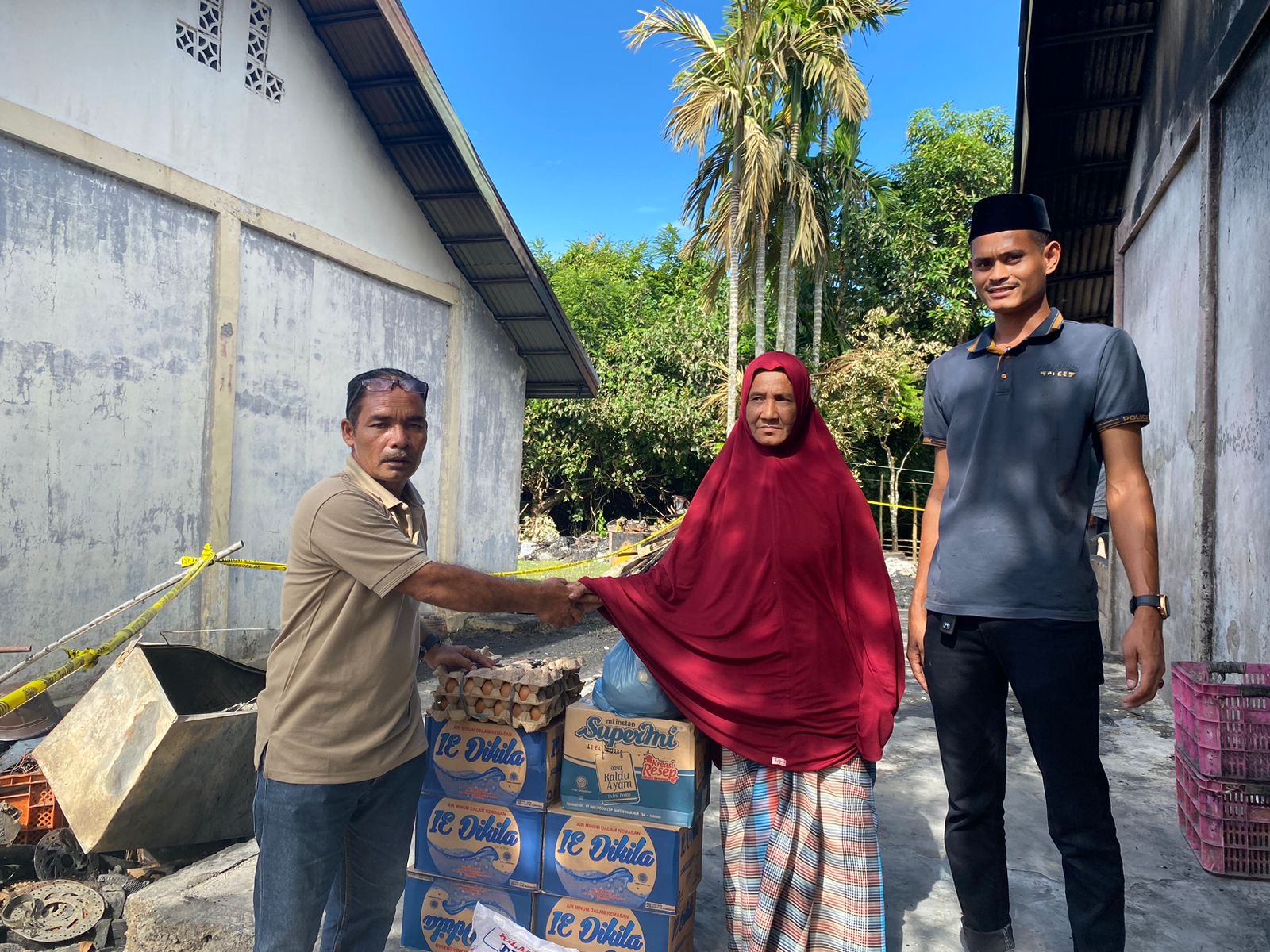 Amiruddin,SH. Peduli Korban Musibah Kebakaran