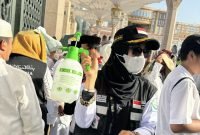 Kisah Polwan Bantu Jemaah Haji saat Cuaca Panas di Arab Saudi