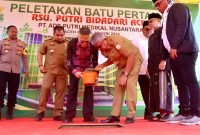 Bangun RSU Putri Bidadari, Pj Gubernur Apresiasi PT APMN