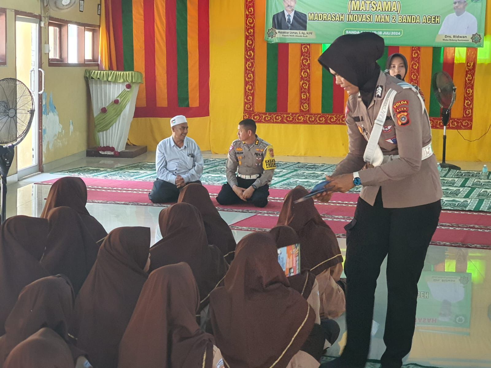 Selain Penindakan melalui ETLE, Ops Patuh Seulawah juga Fokus pada Sosialisasi, Terutama kepada Pelajar