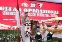 Kapolda Aceh Buka Gelar Operasional Semester satu Tahun 2024