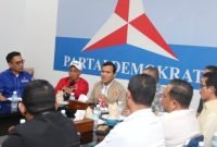 Petinggi Partai Pengusung Mualem Dek Fadh Gelar Rapat Perdana di Kantor DPD Demokrat Aceh