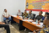 Panwaslih Kota Banda Aceh umumkan 27 Nama Panwaslihcam Lulus Seleksi