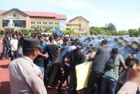 Polda Aceh Gelar Simulasi Sispam Kota Pilkada Serentak Tahun 2024