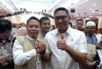 Peluncuran Food Estate Mini, Wamentan Hadir Di Kecamatan Batang Kuis, Ketua DPC TMI Kota Binjai H. Madroi Dampingi Sudaryono