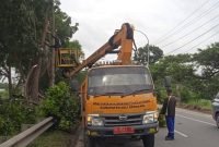 Sambut PON 2024 Dinas SDABMBK Deli Serdang Per-Indah Jalan Jalan Menuju Lokasi Venue