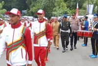 Polisi Amankan dan Kawal Kirab Api PON XXI Aceh-Sumut 2024