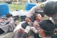 Empat Personel Polri Terluka saat Amankan Unjuk Rasa di Lhokseumawe