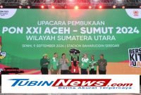 Ribuan Masyarakat Saksikan Momen Bersejarah Pembukaan PON XXI di Sumut