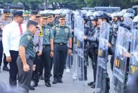 Kapolda Aceh Hadiri Apel Gelar Pasukan dan Alutsista Pengamanan Pilkada Kodam IM