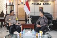 Kapolda Aceh Terima Audiensi OJK, Ini Pembahasannya