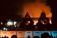 Asrama Putri Dayah Babul Maghfirah Terbakar, Pemadam Kebakaran Bergerak di Lokasi