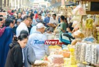 Pedagang Pasar MMTC Teriak Bupati Deli Serdang “Coblos Nomor Urut 02” Kunjungan Asri Ludin Calon Bupati Deli Serdang