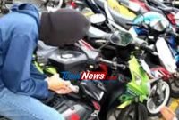 Viral Sejumlah Sepeda Motor Milik Pengunjung Di Taman Cadika Kota Medan Di Borong Maling