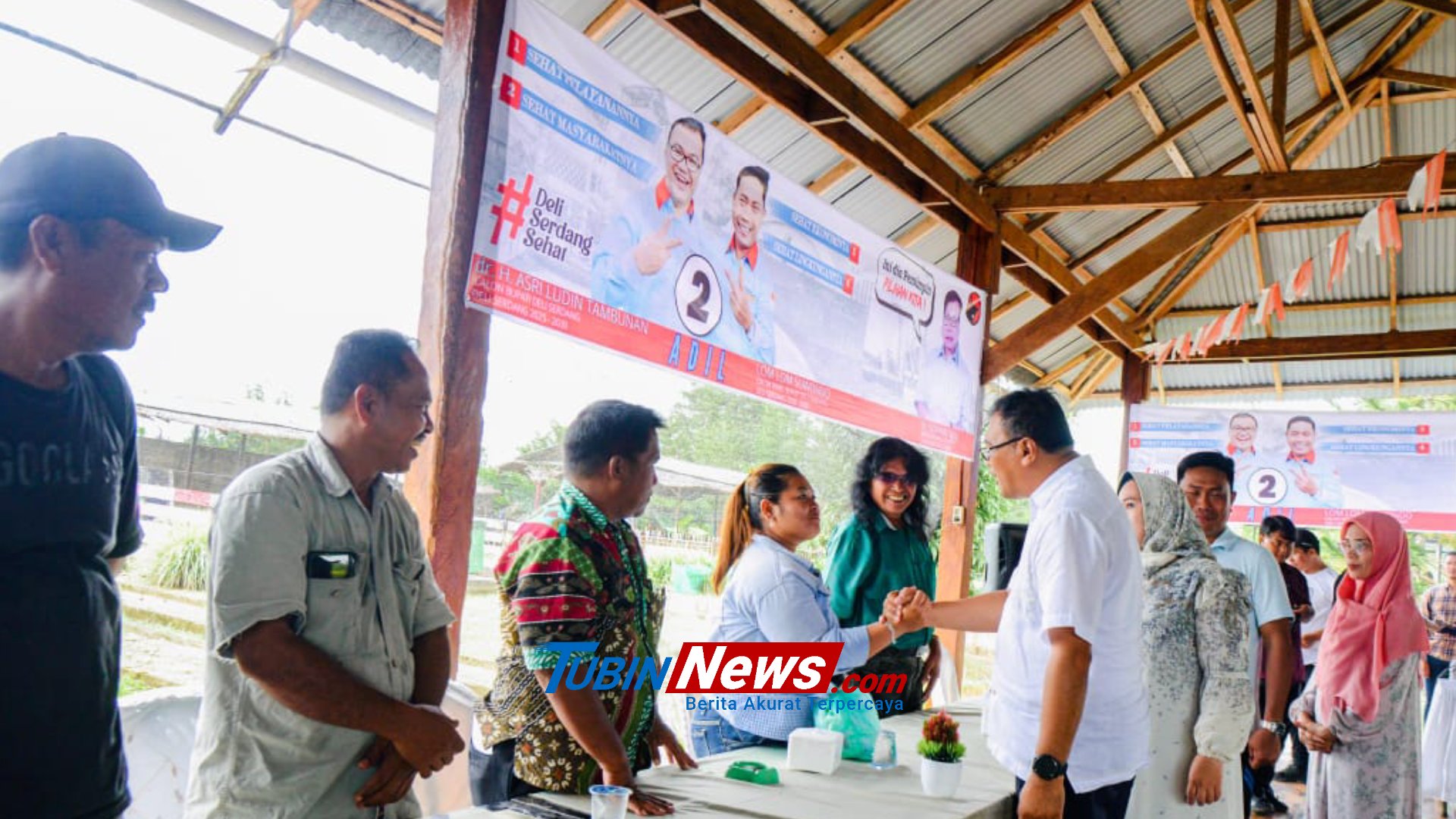 Bertemu Tokoh Masyarakat Pancur Batu, dr. H. Asri Ludin Tambunan dan Lom Lom Suwondo Akan Fokus Bangun Jalan Akses Wisata