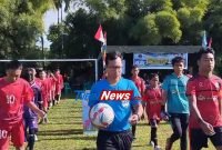 Pembukaan Tournamen Mini Soccer U-15, Memperebutkan Piala Kepala Desa Limau Manis Tanjung Morawa