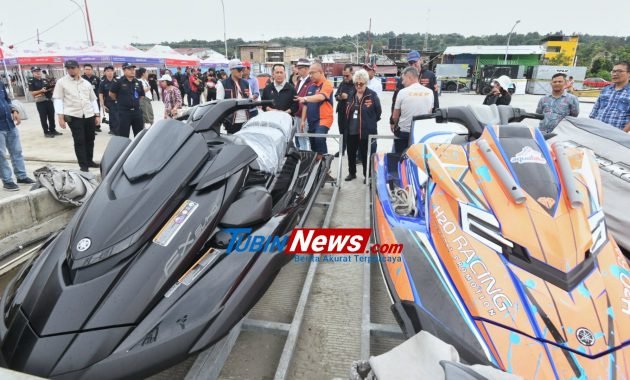 Pj Gubernur Sumut Tinjau Kesiapan Event Aquabike 2024 di Samosir