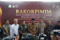 Pangdam IM serukan pentingnya Sinergitas antar instansi pada Rakorpimda Pilkada Aceh 2024