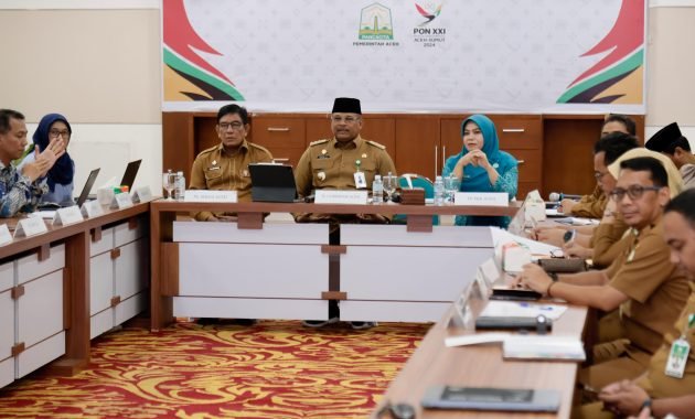 Pj Gubernur Aceh Pimpin Rapat Lintas Instansi Tekan Angka Stunting