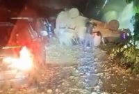 Detik-Detik Seluruh Penumpang Korban Longsor Medan-Sidikkalang Selamatkan Diri