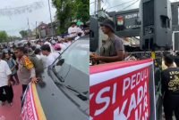 Diduga Kecewa, Massa Pendukung Salah Satu Calon Gubernur Demo di Depan KPU Kota Medan “Usir Pj Gubernur”