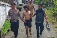 Ancam Ibu Kandung dengan Senjata Tajam, Pria di Medan Tuntungan Ditangkap Kapolsek