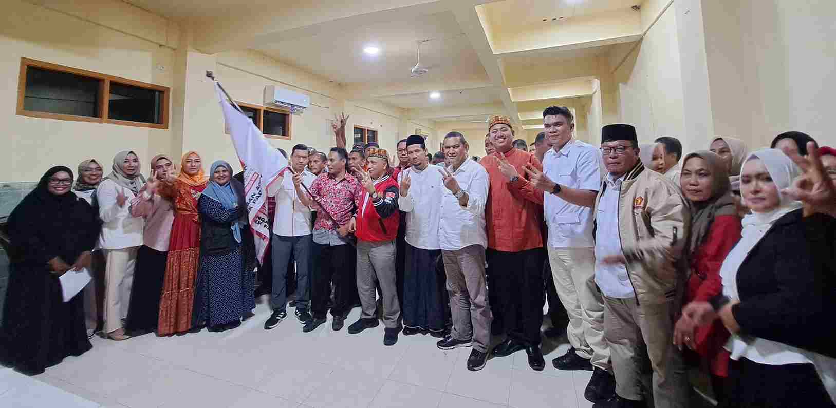 Badan Pemenangan Mualem-Dek Fadh Kota Banda Aceh Resmi Dikukuhkan