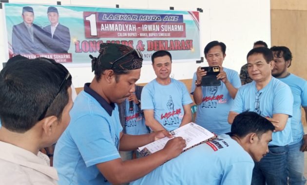 Paslon Ahmadlyah-Irwan Suharmi Terima Lima Pilar Aspirasi dari Laskar Muda AHI