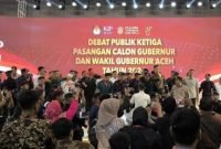 Debat Pilkada Aceh Ricuh, Diduga karena Penggunaan Alat Elektronik oleh Cagub Bustami