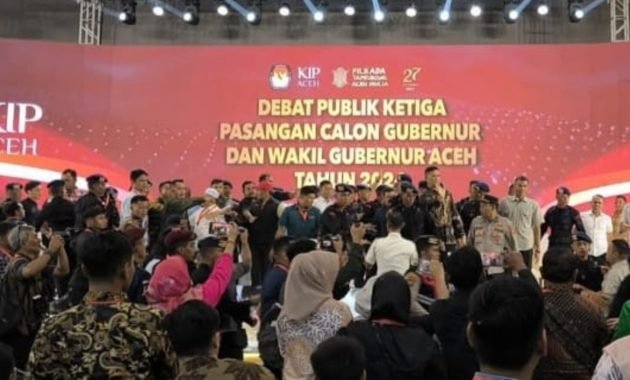 Debat Pilkada Aceh Ricuh, Diduga karena Penggunaan Alat Elektronik oleh Cagub Bustami
