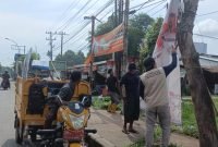 Polri Bersama TNI, Panwaslu, dan Satpol PP Sumut Mulai Tertibkan Alat Peraga Kampanye Jelang Pilkada