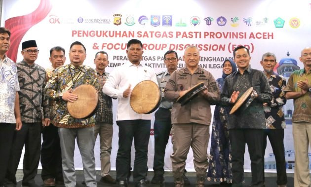 Komitmen Berantas Aktivitas Keuangan Ilegal, OJK Aceh Kukuhkan Satgas Pasti