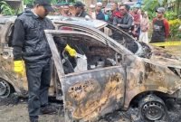 Mobil Milik Salah Satu Timses Calon Bupati Aceh Timur Diduga Dibakar OTK