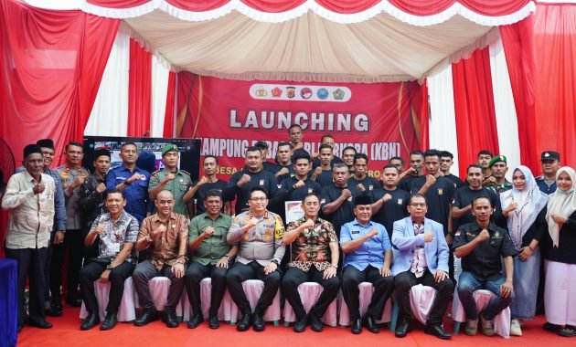 Dirresnarkoba Polda Aceh Luncurkan secara Serentak 23 Kampung Bebas Narkoba di Pidie