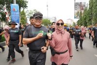 Rayakan HUT ke- 68, Kodam IM gelar jalan santai bersama Masyarakat