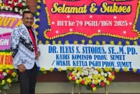 Pengurus PGRI Sumut Hadiri Puncak Peringatan HUT ke-79 PGRI dan HGN 2024