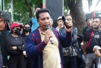 Formanas, Elemen Masyarakat Dan Mahasiswa Demo DPRD Sumut, Desak Pembangunan Jalan Layang 