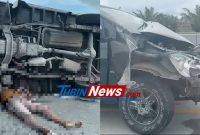 Kecelakaan Tragis di Tol Helvetia: Pengemudi Mobil Box Meninggal Dunia Terjepit