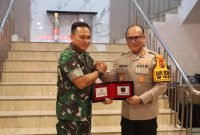 Kapolrestabes Medan Kombes Gidion Arif Terima Kunjungan Kerja Pangdam I/BB