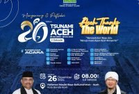 Besok Aceh Peringati 20 Tahun Tsunami