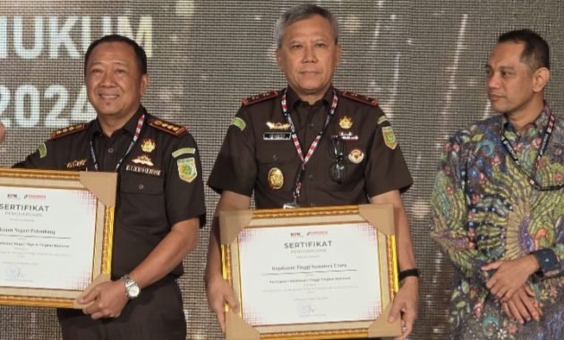 KPK Award 2024, Kejati Sumut Terbaik I Kategori Penyelesaian Penanganan Perkara Tipikor Tingkat Kejaksaan Tinggi se-Indonesia