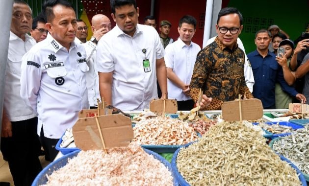 Harapkan Stabilitas Harga Pangan Terjaga, Pj Gubernur Sumut Agus Fatoni Bersama Wamendagri Bima Arya Tinjau Pasar di Medan