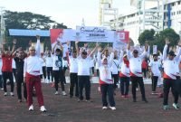 Peringati Hari Bela Negara, Pemprov Sumut Gelar Senam Bersama ASN