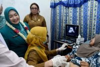 Pj Ketua PKK Sumut Tyas Fatoni Kunjungi Dua Prosyandu di Langkat